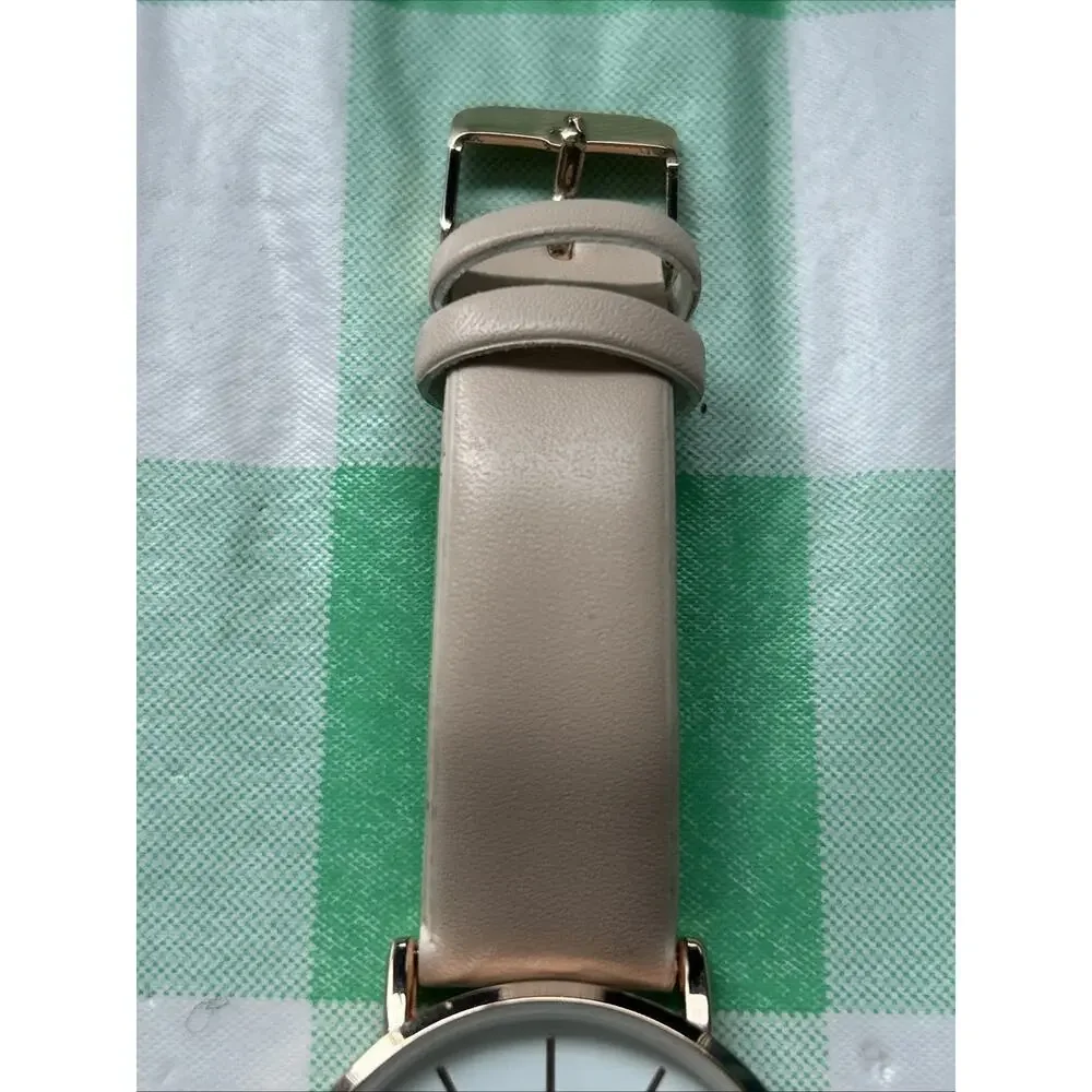Rose Gold Tone White Dial Women’s Quartz Watch
